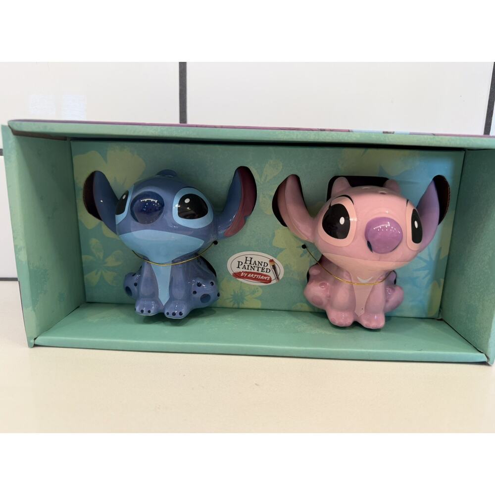 Disney‎ Lilo & Stitch Angel Salt & Pepper Shakers NEW!!